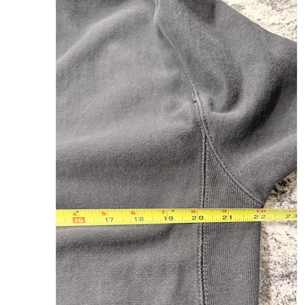 Y2K‎ Champion Reverse Weave Hoodie Sweatshirt Rose Floral Print Black Medium